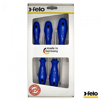 Набор отверток 5 пр. (пластиковые ручки) серия 800 Felo 80095198