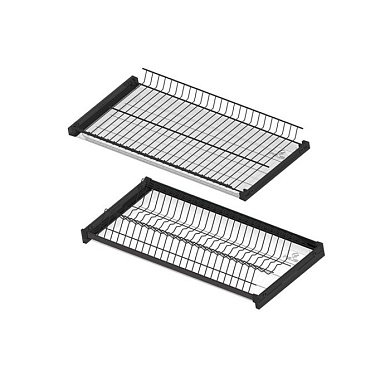 Сушка верх.база 600 сталь с профилем Variant 3, черный REJS 111313