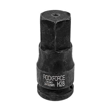 Головка-бита ударная HEX (6-гр) H28, 3/4" RockForce RF-26410028MPB