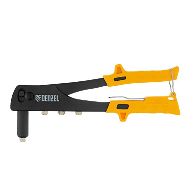 Заклепочник ручной, 255 мм, заклепки 2,4-3,2-4,0-4,8 мм Denzel 40440