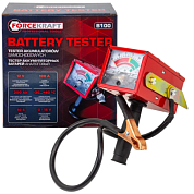 Тестер аккумуляторных батарей аналоговый 12V, 100А ForceKraft FK-B100