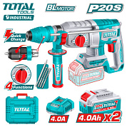 Перфоратор аккумуляторный TOTAL TRHLI202689