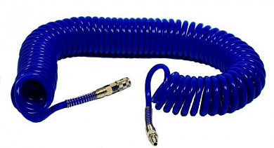 Пневмошланг витой полиуретановый армированный 6,5х10 мм 15 м Sumake UB6510150FA