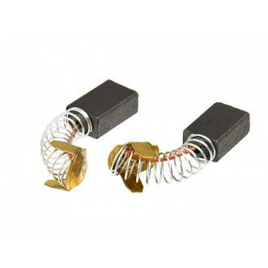 Электроугольная щетка 7х11x16 мм пружина, пятак-уши ''+'' для УШМ 180 мм, 2 шт. Geko G00478