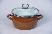 Кастрюля 4,0л, сфера Сантэкс 1-2440111(Бл)"Кор"