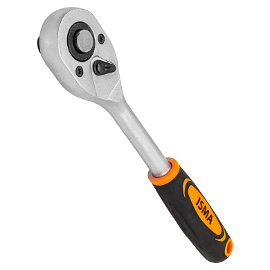 Трещотка реверсивная с резиновой ручкой 1/2'' 24 зуба ISMA ISMA-80243