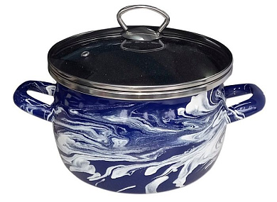 Кастрюля 2,5л (сфера) Сантэкс 1-2425111(Сер.гр.)(СБ)