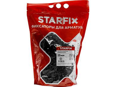 Фиксатор арматуры "Звездочка-25" 5-16 40 шт в дой-паке Starfix SMD4-68770-40