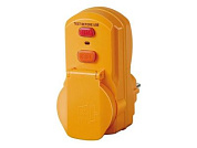 Розетка с вилкой переносная с УЗО, с/з, 16А, 230В, IP54, с защитой от пыли и брызг Brennenstuhl 1290660