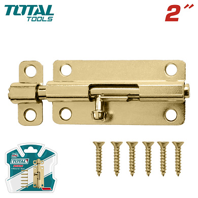 Шпингалет стальной 50 мм TOTAL THTB102