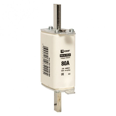 Плавкая вставка ППН-33 160/ 80А габарит 0 EKF fus-33-0/160/80
