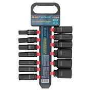 Набор головок ударных глубоких 13 пр., 1/2'', 10-32 мм ILOforce IF-4137MPB