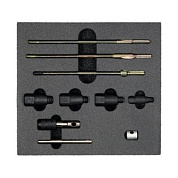 Набор для чистки гнезд свечей накаливания 10 пр. Yato YT-17712