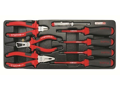 Набор-сет диэлектрический 8шт. 434х176мм Toptul GAAT0810