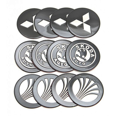 Наклейка на колпак 6см, DAEWOO, к-т 4шт, KING