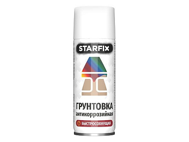 Грунтовка антикоррозийная белый Starfix 520мл (9003) (Сигнальный белый) SM-38633-1