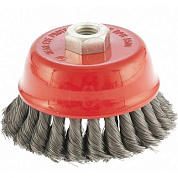 Щетка для УШМ, чашка, крученая проволока 0,8 мм Matrix