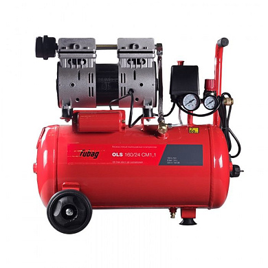 Компрессор безмасляный коаксиальный малошумный 24 л FUBAG OLS 160/24 CM 1.1