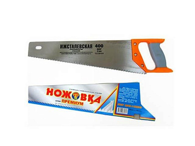 Ножовка по дер. 400мм.зуб 5мм ПРЕМИУМ Ижсталь