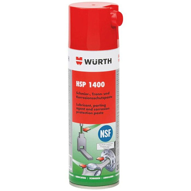 Смазка высокотемпературная HSP 1400, 300 мл WÜRTH 0893123