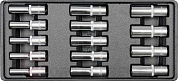 Набор торцевых головок 1/2'' в ложементе 14 пр. Yato YT-5539