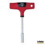 Рукоятка-отвертка для бит 1/4'' с Т-образной ручкой 125 мм Felo 33812580