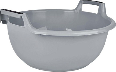 Таз Plast Team 16л круглый 445×430×215 мм серый шторм Пластик Репаблик PT294220025