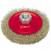 Щётка-крацовка получаша мягкая 125 мм М14 Geko G00599