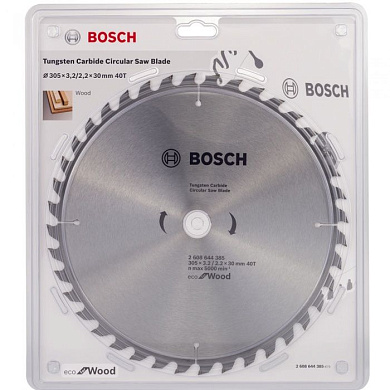 Пильный диск ECO for Wood 305х30 мм Z40 BOSCH 2608644385