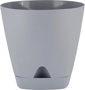Горшок для цветов InGreen Amsterdam D170мм 2,5л с прикорневым поливом Утренний туман Пластик Репаблик IG620010025