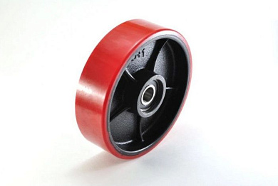 Колесо полиуретан 65х70 мм с подшипником для тележек гидравлических RHP/CW TOR 114075