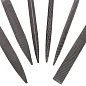 Набор надфилей разнопрофильных 160 мм, 6 пр. ForceKraft FK-6161