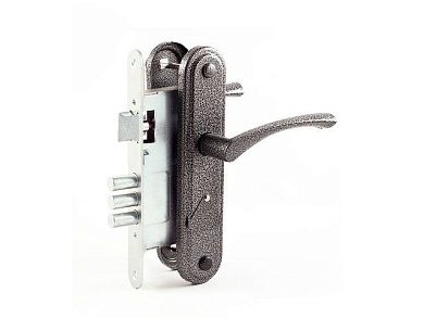 Замок врезной Омега ЗВ9.1-01, серебро ОМЕГА БП-00011734