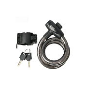 Замок тросовый велосипедный Deli YS EDL508063, 15х1200мм, ключи 2 шт