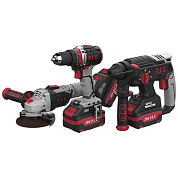 Набор инструментов аккум. (УШМ PWS20H-125B, дрель PSB20H-10C, перфоратор PBH20H-22B) PIT P0005-03