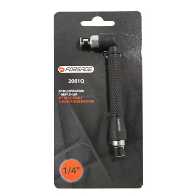 Адаптер-переходник угловой для шуруповерта 1/4''(F) Forsage F-2081Q
