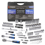 Набор инструментов 150 пр. 1/4''&3/8''&1/2''', 6-гр., 4-32 мм Forsage F-41501-5