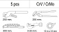 Набор инструмента для сантехника в ложементе, 5 пр. CrV Yato YT-55481