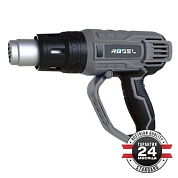 Фен технический, 2000 Вт, 3 режима, 500-300-500 л/мин, 60-350-600 градусов, набор насадок RÖGEL HGR-2100