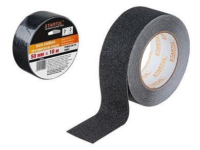 Лента противоскользящая клейкая 50ммх10м черная STARTUL PROFI ST9022-50-10