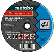 Круг отрезной 115×2,0×22,2 для металла, METABO 616100000