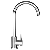 Смеситель для кухни, нержавеющая сталь, сатин Wisent WP49098-3