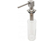 Дозатор моющего средства встраиваемый в мойку, латунь/пластик, сатин GERHANS K50404A