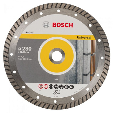 Алмазный круг Standard for Universal Turbo 230x22,23 мм BOSCH (2608602397)