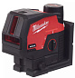 Аккумуляторный линейно-точечный лазерный нивелир M12 CLLP-301C Li-Ion 3 Ач Milwaukee 4933478100
