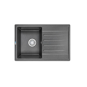 Мойка кварцевая, прямоугольная, ST-7602, 760*500мм, графит, Granula 106484