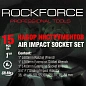 Набор инструментов ударных "Profi" 3/4", 21 пр, 17-36 - 12-гр, 38-50 мм - 6-гр RockForce RF-6213-5MPB