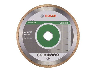 Алмазный круг Standard for Ceramic 200x25,4 мм BOSCH (2608602537)