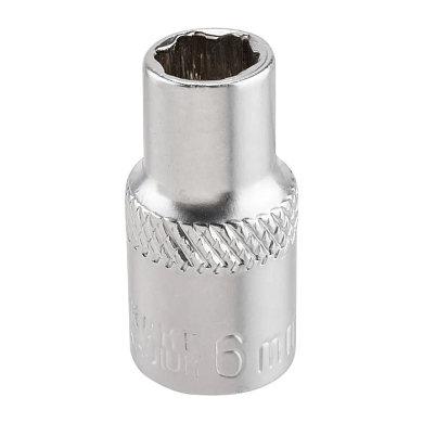 Головка 6 мм 6-гр 1/4'' RockForce RF LIGHT-52506