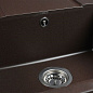 Мойка кухонная из мраморной крошки, coffee, Wisent W780-27